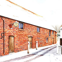 Karen Frampton, New Forest Artist, paintings, greeting cards, murals, slate, Hampshire, UK